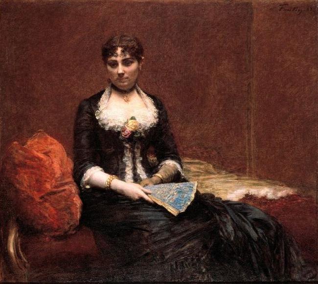 Henri Fantin-Latour Portrait of Madame Leoon Maitre oil painting image